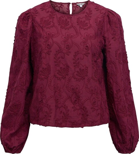 Object Bluse objMya Re L/S Rød