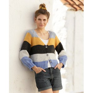 �Valencia Cardigan by DROPS Design Jakke Strikkeoppskrift str. S X Small