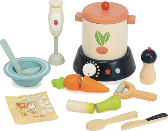Tender Leaf Stir & Serve Soup Maker Beige