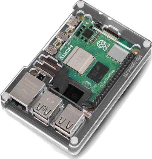 Pimoroni Pibow Coupe 5 Kabinett For Raspberry Pi 5 Ninja Pimoroni Pibow Coupe 5 Kabinett For Raspberry Pi 5 Ninja