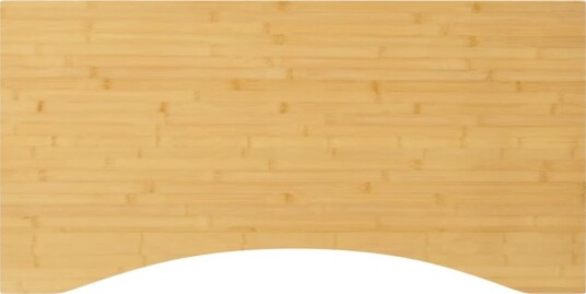 vidaXL Skrivebordsplate 110x55x4 cm bambus