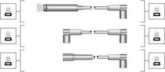 Tennplugg kabelsett MAGNETI MARELLI 941319170013