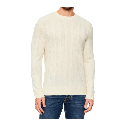 Hugo Herre Strikkevarer Hvit 2XL,