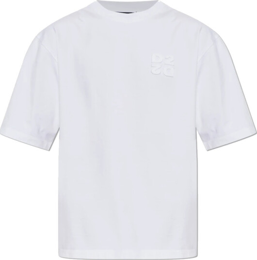 Dsquared2 Herre Topper Hvit M,