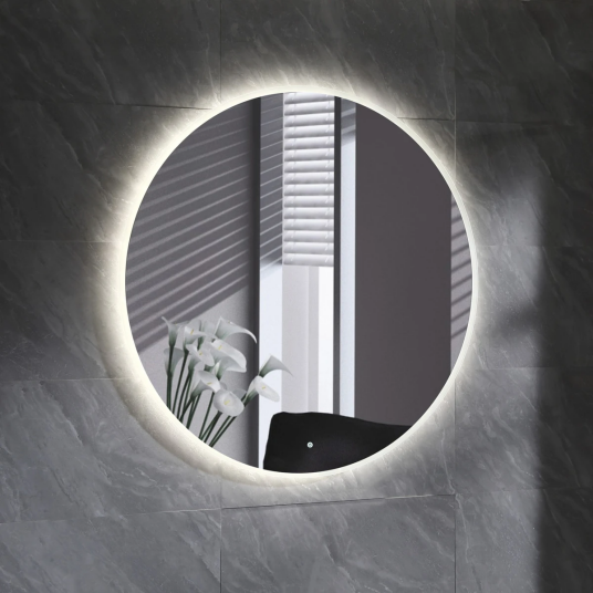 Bathlife Skina Speil 120x120 cm Hvit Bathlife Skina Speil 120x120 cm Hvit