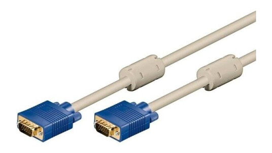 Pro VGA 5m Kabel Beige - Analog D-Sub