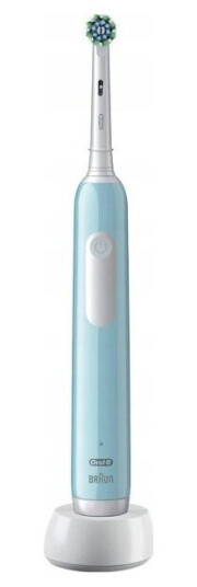 Braun Pro Series 1 Elektrisk Tannbørste Cross Action med Reiseveske, Caribbean Blue Braun Pro Series 1 Elektrisk Tannbørste Cross Action med Reiseveske, Caribbean Blue