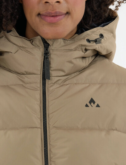 Whistler Amaret W Long Puffer Jacket - Beige - 36