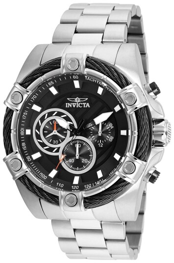 Invicta Herreklokke 25512 Bolt Sort/Stål Ø52 mm Invicta Herreklokke 25512 Bolt Sort/Stål Ø52 mm