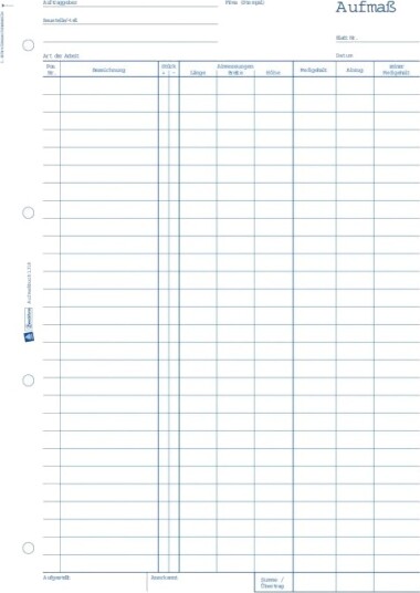 Avery ZweckforMålebok 100 Ark A4 210 X 297 Mm