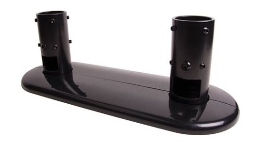 B-TECH BT7807 festebrakett gulv/tak for 50mm rør, dobble feste i gulv eller tak