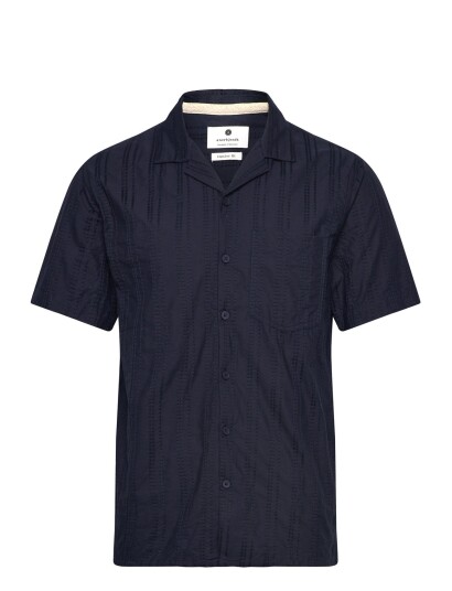 Anerkjendt Akleon Emb S/S Shirt Navy XXL Anerkjendt Akleon Emb S/S Shirt Navy XXL