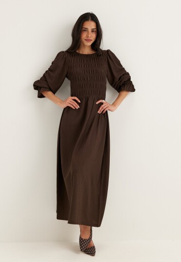 Bubbleroom Long Sleeve Smock Dress