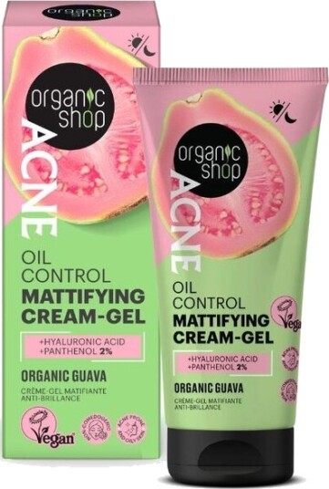 Organic Shop acne oil control mattifying cream gel 50 ml