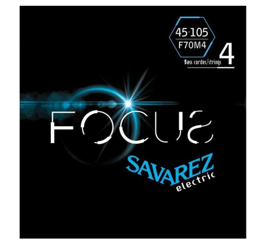 Savarez F70m4 Focus Basstrenger (045-105) Savarez F70m4 Focus Basstrenger (045-105)