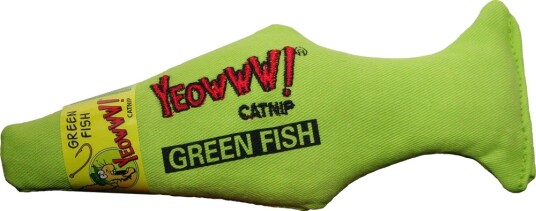Yeowww Katteleketøy Grønn Fisk