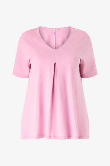 Ellos Plus collection Tunika med v hals Rosa