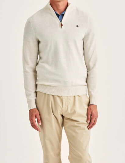 Morris Merino John Zip Cream XXL
