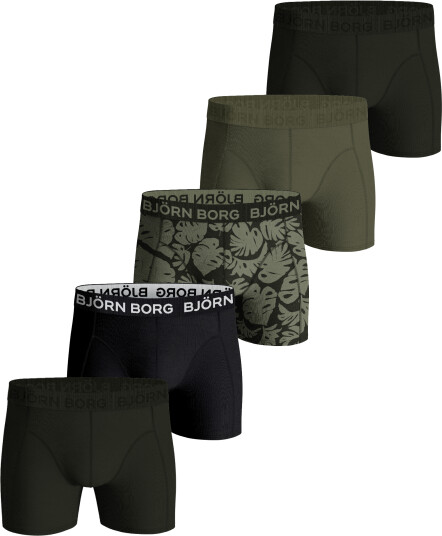 Björn Borg Men's Cotton Stretch Boxer 5-pack Multipack 5 M