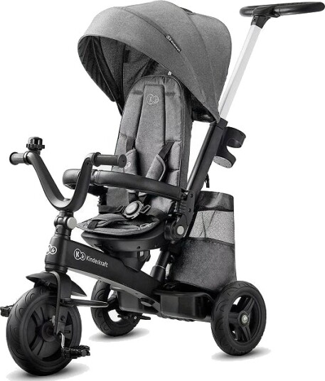 Kinderkraft Trehjulssykkel Easytwist Platinum Grå Kinderkraft Trehjulssykkel Easytwist Platinum Grå