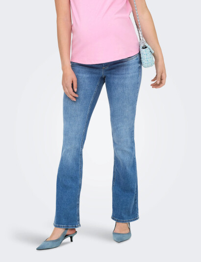Only Maternity Olmblush Mid Flared Re1319 Noos - Blue - XL x 32 Only Maternity Olmblush Mid Flared Re1319 Noos - Blue - XL x 32