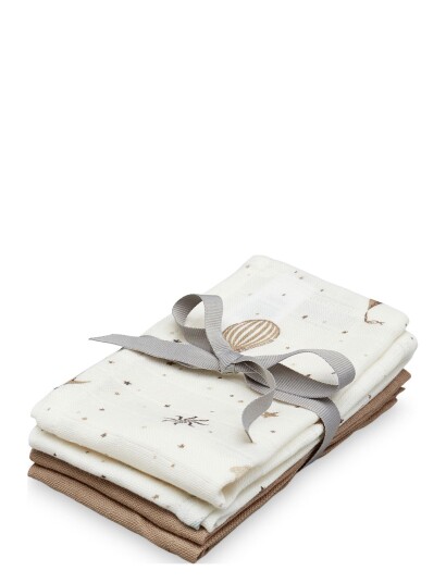 Cam Cam Copenhagen Wash Cloth 4 Pack Gots Multi/patterned 30X30CM Cam Cam Copenhagen Wash Cloth 4 Pack Gots Multi/patterned 30X30CM