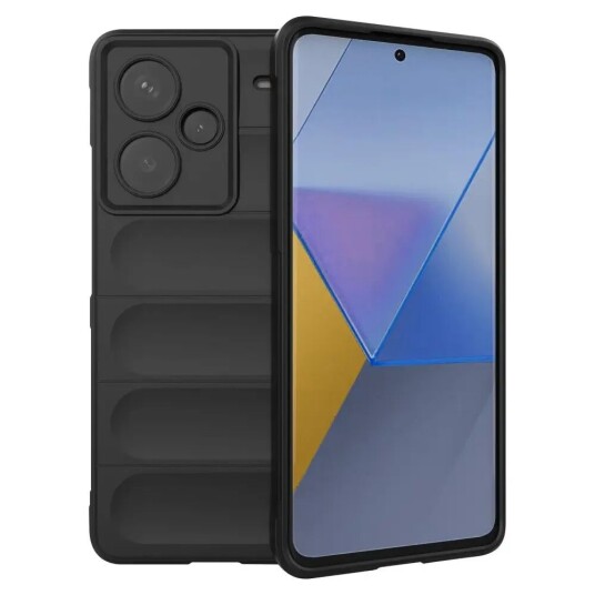 INCOVER Xiaomi Redmi Note 13 Pro+ (Plus) Fleksibelt Plastdeksel - Svart