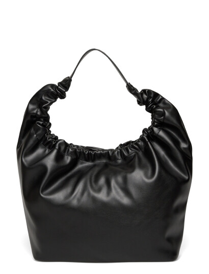Gina Tricot Gathered Tote Bag - Black - ONE SIZE Gina Tricot Gathered Tote Bag - Black - ONE SIZE