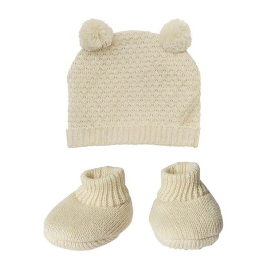 Heless Organic Cotton Dukkeklær 35 45cm Strikkelue/Sko