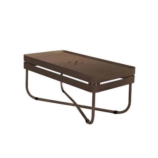 Ygg & Lyng Bris Sofabord Earth Brown 35x70 cm