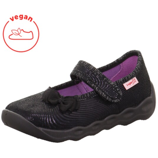 Superfit Black Bubble Slippers With Cold Lining 24