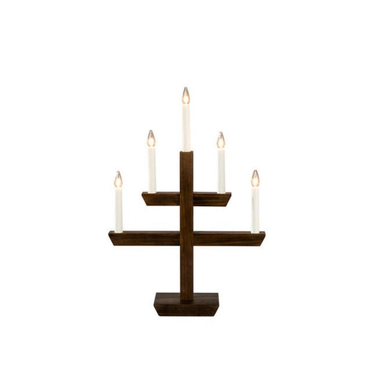 Adventstake 5 armet Brun Adventstake 5 armet Brun