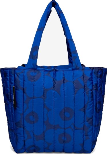 Marimekko Joy Tote M Unikko - BLUE, DARK BLUE - One Size
