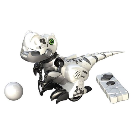 Silverlit Train My Dino Hvit Dinosaur