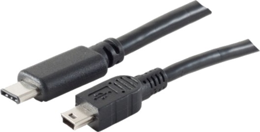 S/Conn 77144-1.0 1 M Usb C Mini-Usb B Usb 2.0 0,48 Gbit/S Sort