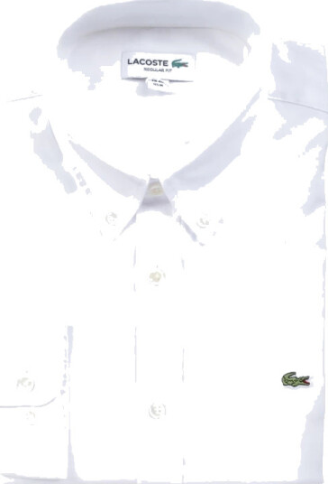 Lacoste Herre Skjorter Hvit L,
