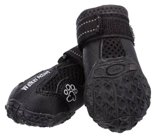 Trixie Walker Active Hundesko XS Svart med Sklisikkert Grip