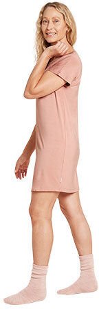 Boody Goodnight Nightdress Dusty Pink   Str. Xl