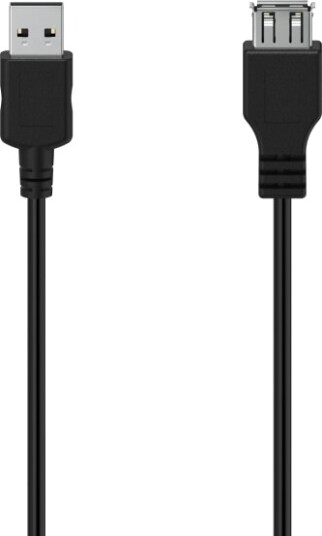 Hama 00300073 3 M Usb A Usb A Usb 2.0 0,48 Gbit/S Sort