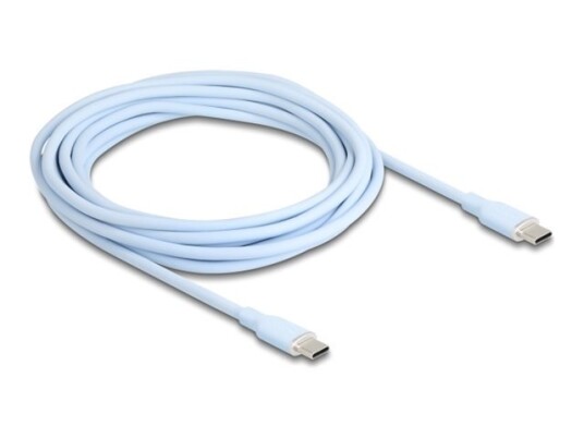 Delock Usb kabel 24 Pin Usb c hann Til Usb 2.0 20 V 3 A 4 M Power Delivery 60w Støtte For 3.0 Blå