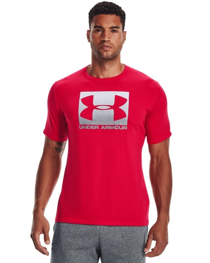 Under Armour Boxed Sportstyle SS Red / Steel - M