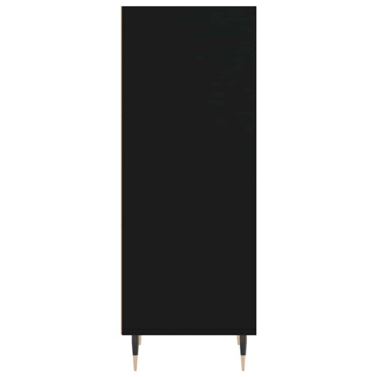 vidaXL Skjenk svart 34,5x32,5x90 cm konstruert tre