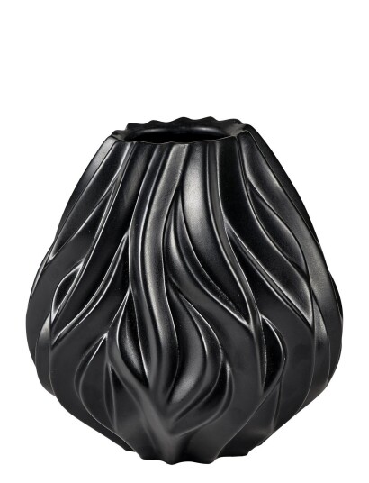 Morsø Vase Flame 19 Cm Sort Black H19CM