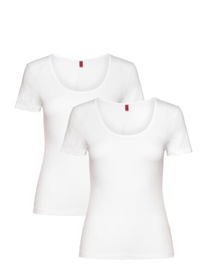 HUGO Twin T Shirt Rn White L