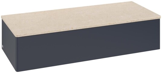 Villeroy & Boch Villeroy & Boch Antao Sideskap 120x50x26,8 cm u/lys Blå Matt/Crème