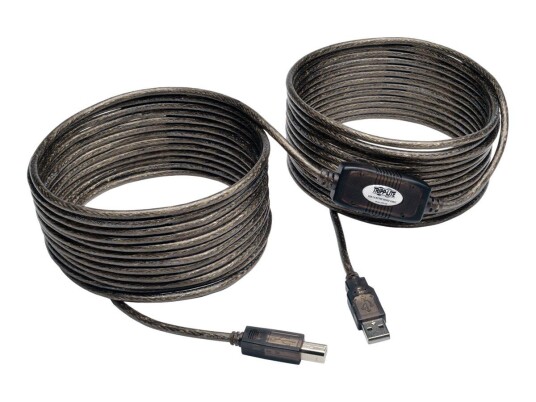 TRIPP LITE 36ft USB 2.0 Hi-Speed Active Repeater Cable USB-A to USB-B M/M 36' - USB-kabel - USB til USB-type B - 11 m