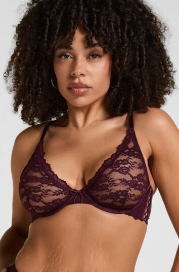 Hunkemöller Aveline Up Burgundy 70 C