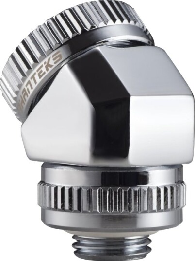 Phanteks Glacier 45° Hardtube Adapter Krom Sølv PH RA45_CR16
