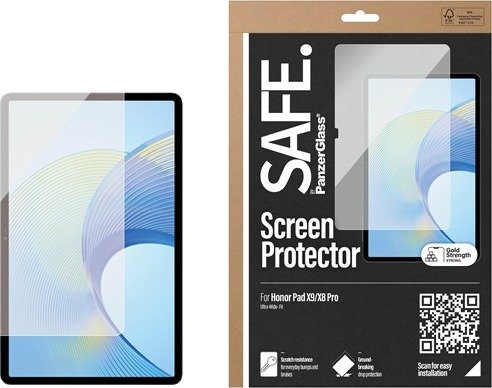 SAFE by PanzerGlass Screen Protector Honor Pad X9 | Ultra-Wide Fit