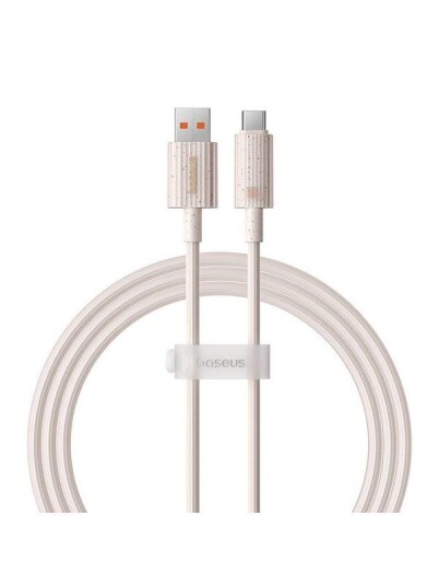 Baseus Fast Charging cable  USB to USB-C Habitat Series 1m 100W (pink)